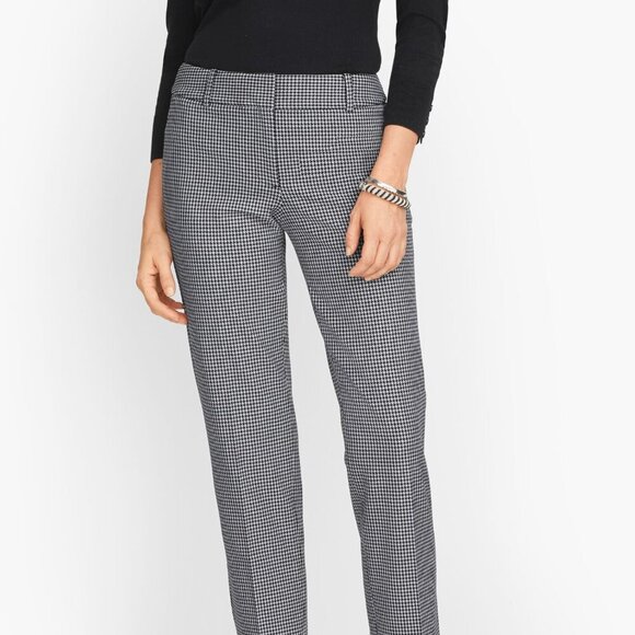 Talbots Pants - NWT Talbots Hampshire Ankle Pants - Houndstooth Size 14P